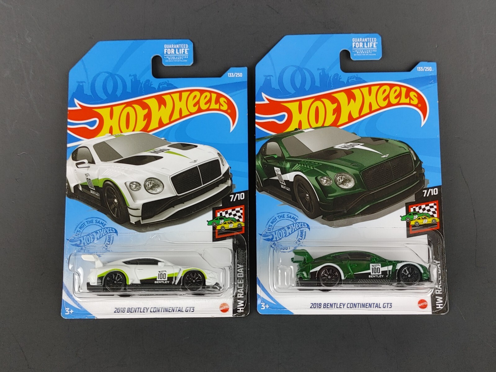 2x Lot 2018 Bentley Continental GT3 2021 #133 HW Race Day 7