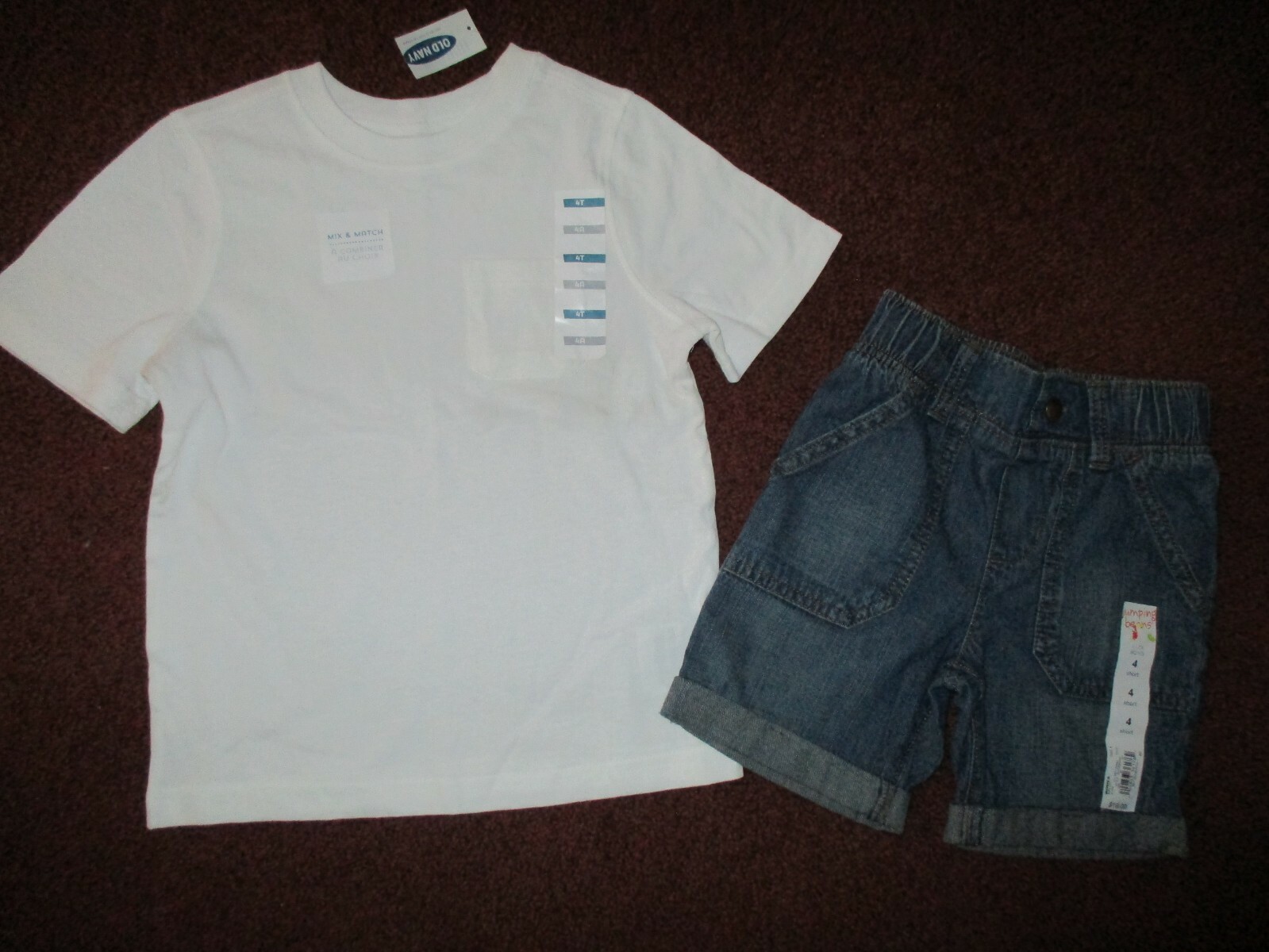 NWT Toddler Boys Size  4 4T Spring & Summer Lot of Clothes Outfits NEW!!