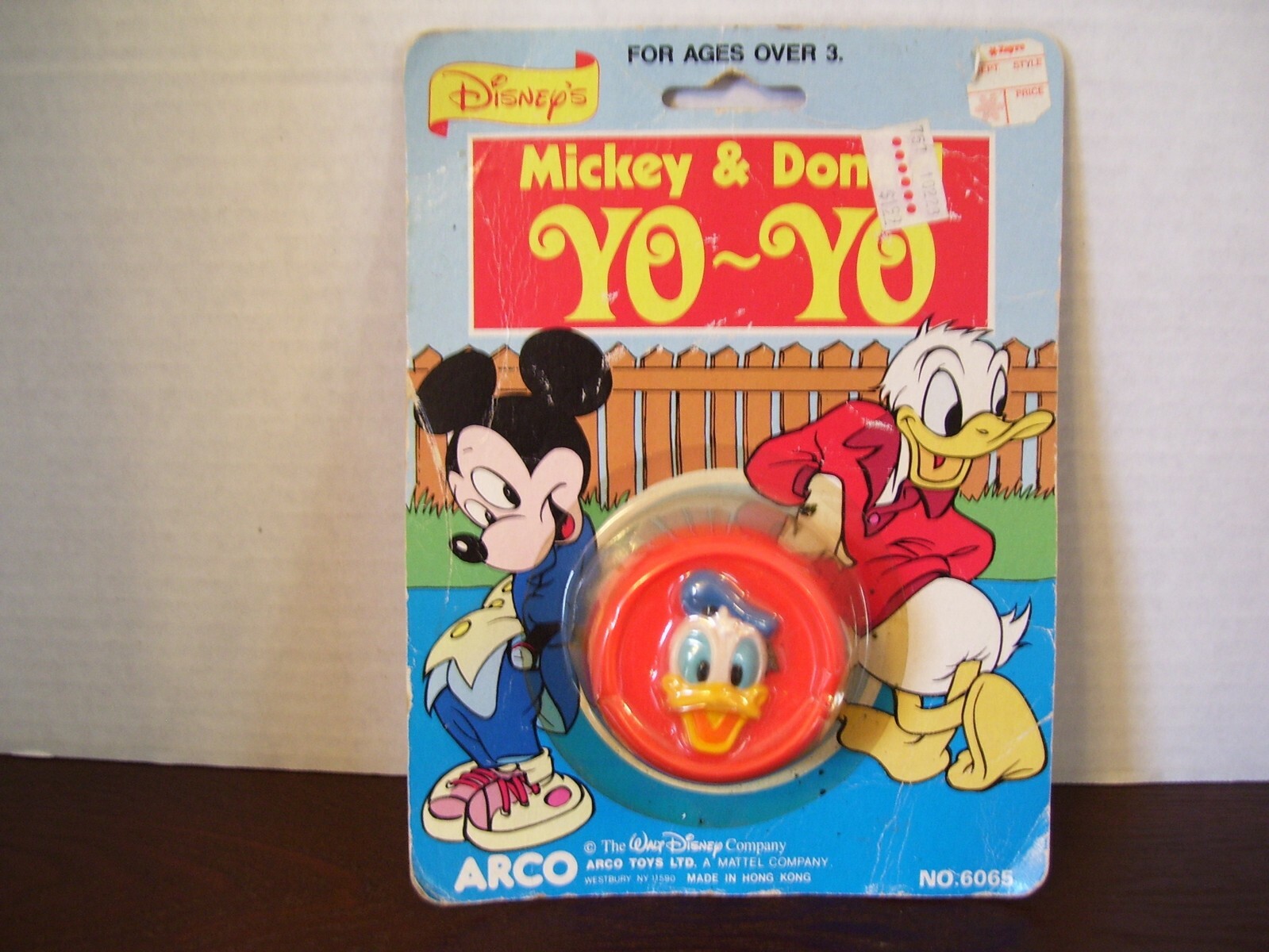 1982 ARCO Disney's Mickey and Donald YO-YO.  This one is Donald Duck.