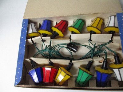 RICO LANTERNS Christmas Light Set - England - Original Box