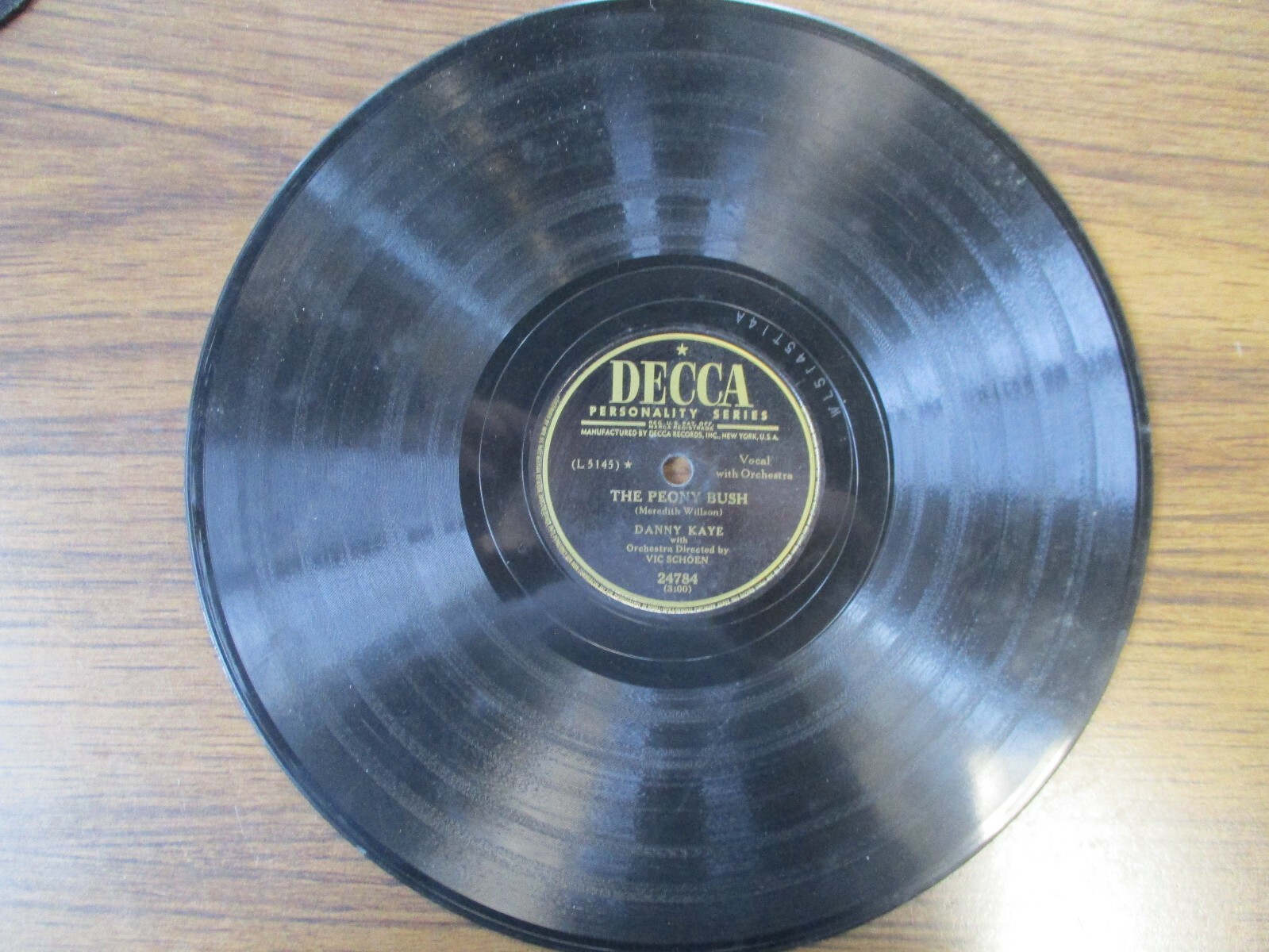 Vintage 78 RPM Record - Decca, Danny Kaye