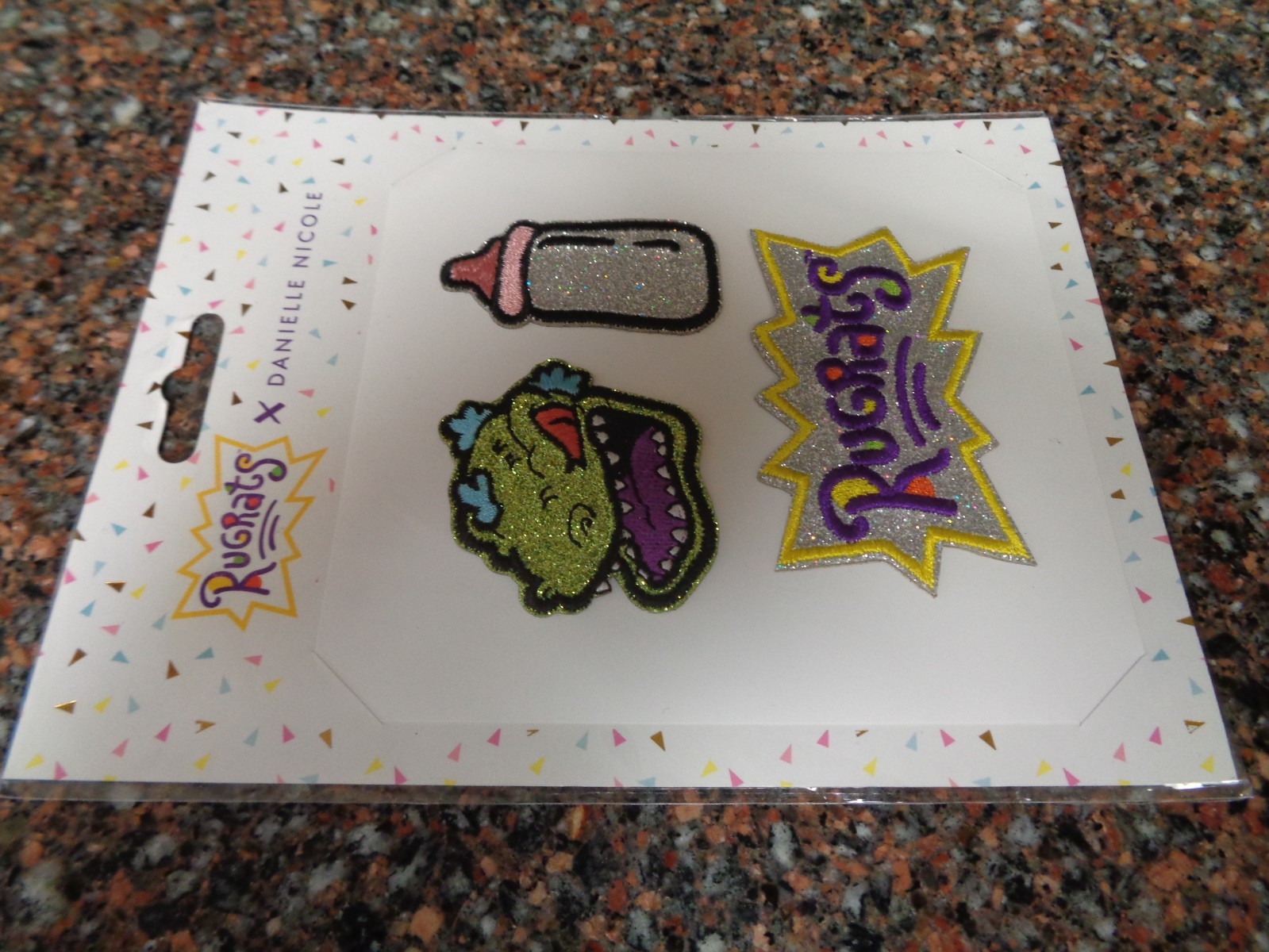 Rugrats Stickers Set of 3 Danielle Nicole Adhesive Patches Sealed on Card