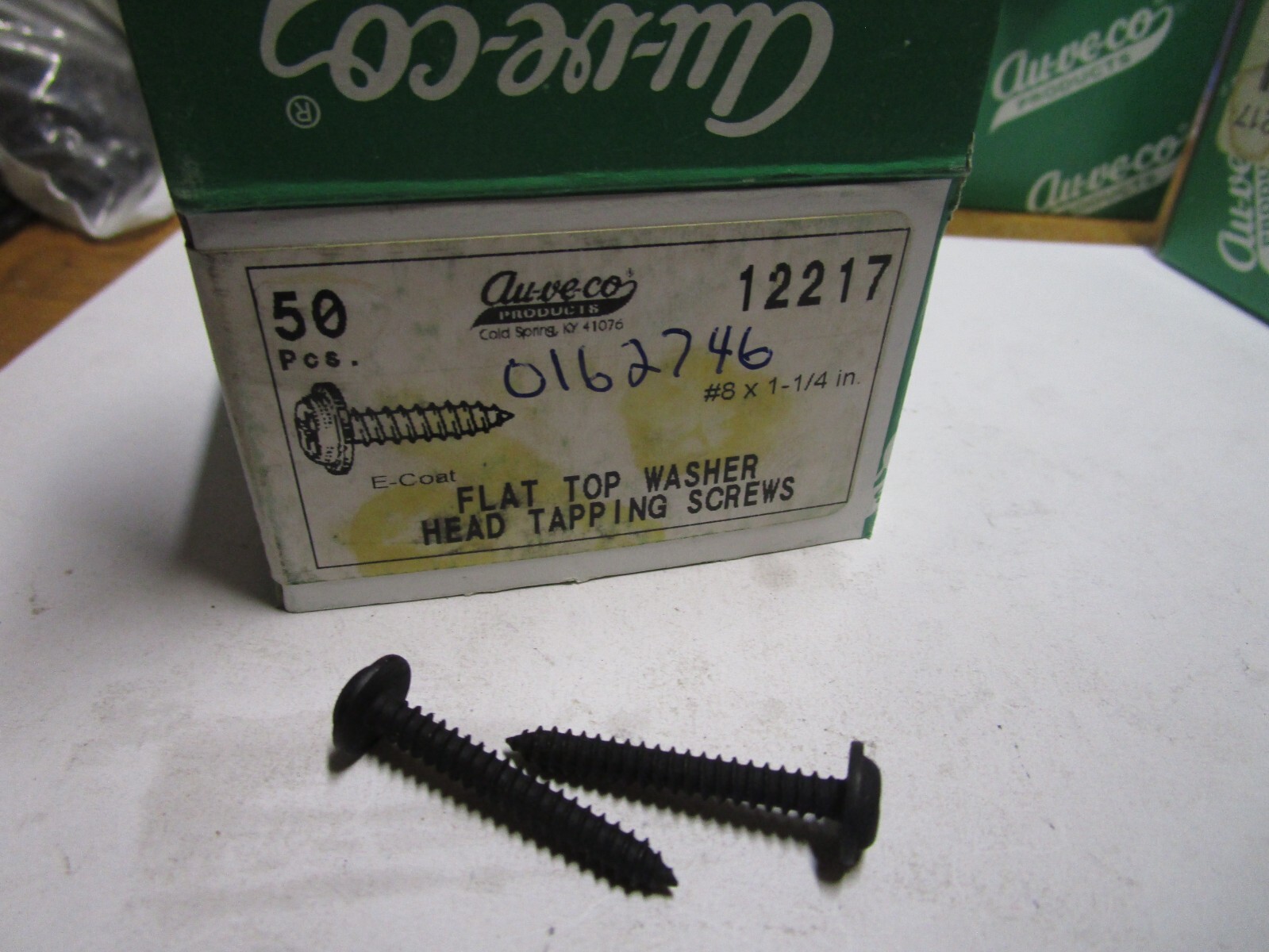 in  AUVECO 12217 PHIL FLAT WASHER HD T.S. 8 X 1-1/4 BLACK QTY 50