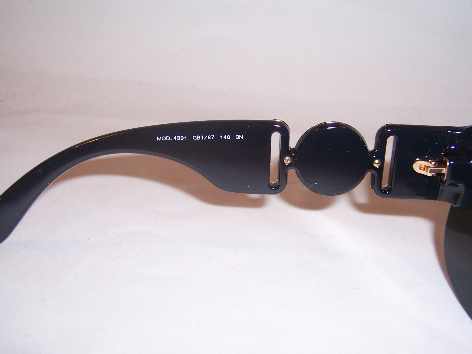 Pre-owned Versace Sunglasses Ve 4391 Gb1/87 Black/grey 48mm Authentic 4391 In Gray