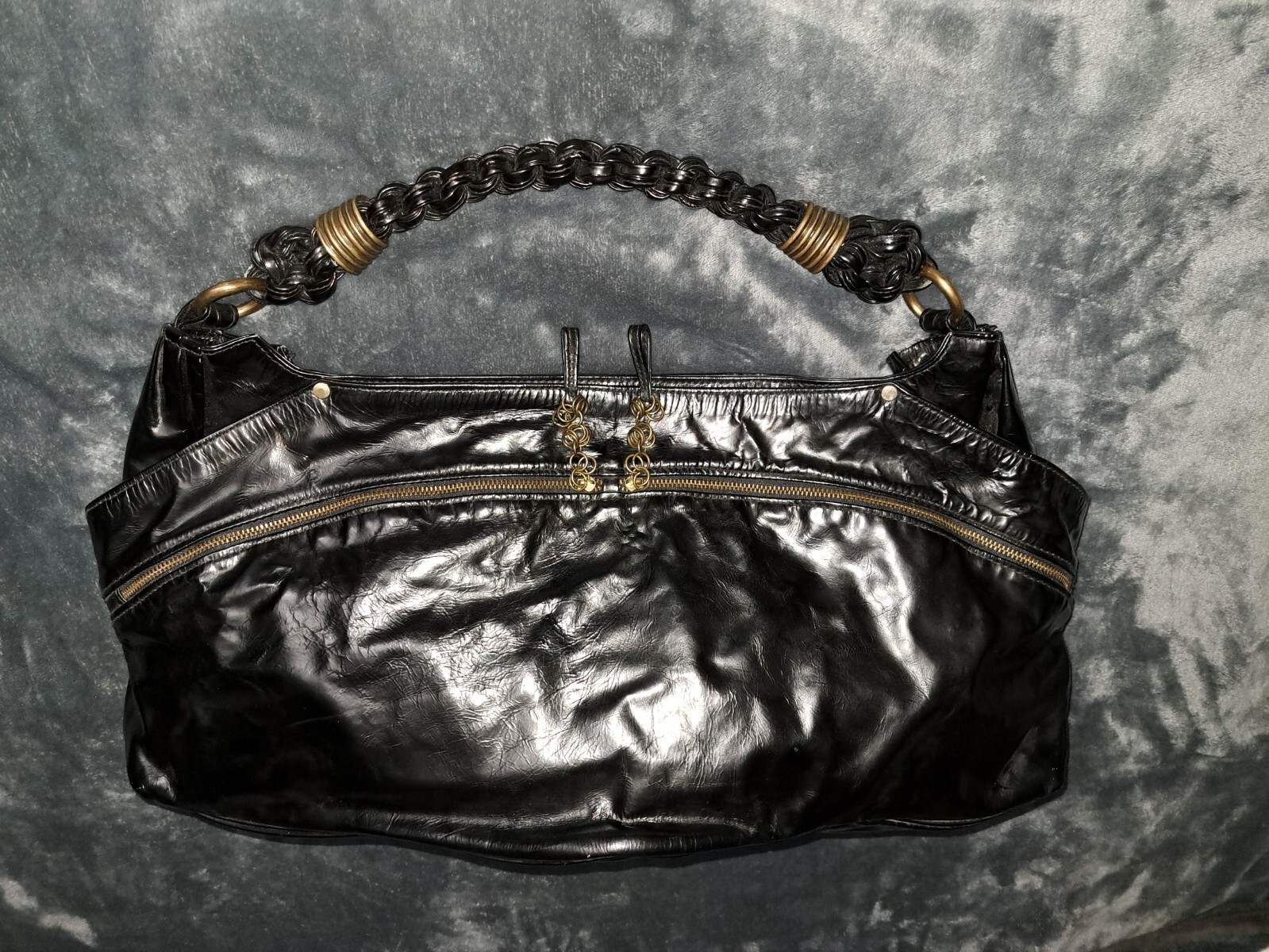 バッグ vintage R&Y AUGOUSTI PARIS leather bag $890 R&Y AUGOUSTI Paris Large Laminated Leather Art Deco