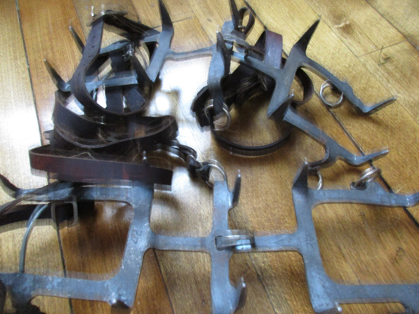 Vintage Mountaineering Ice Crampons Climbing Cleats Marke Allalin 42 (t)