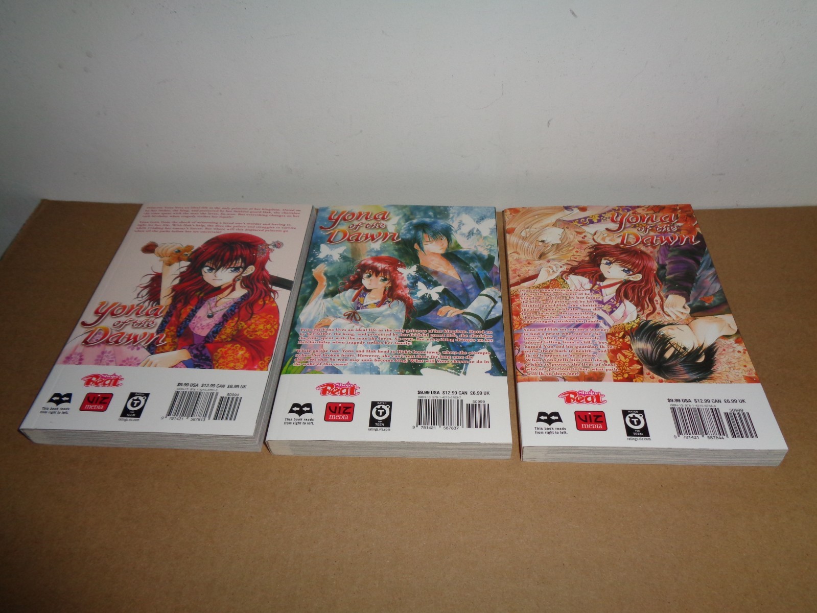 Yona of the Dawn Vol. 1-12 by Mizuho Kusanagi Viz Manga Book Lot in English