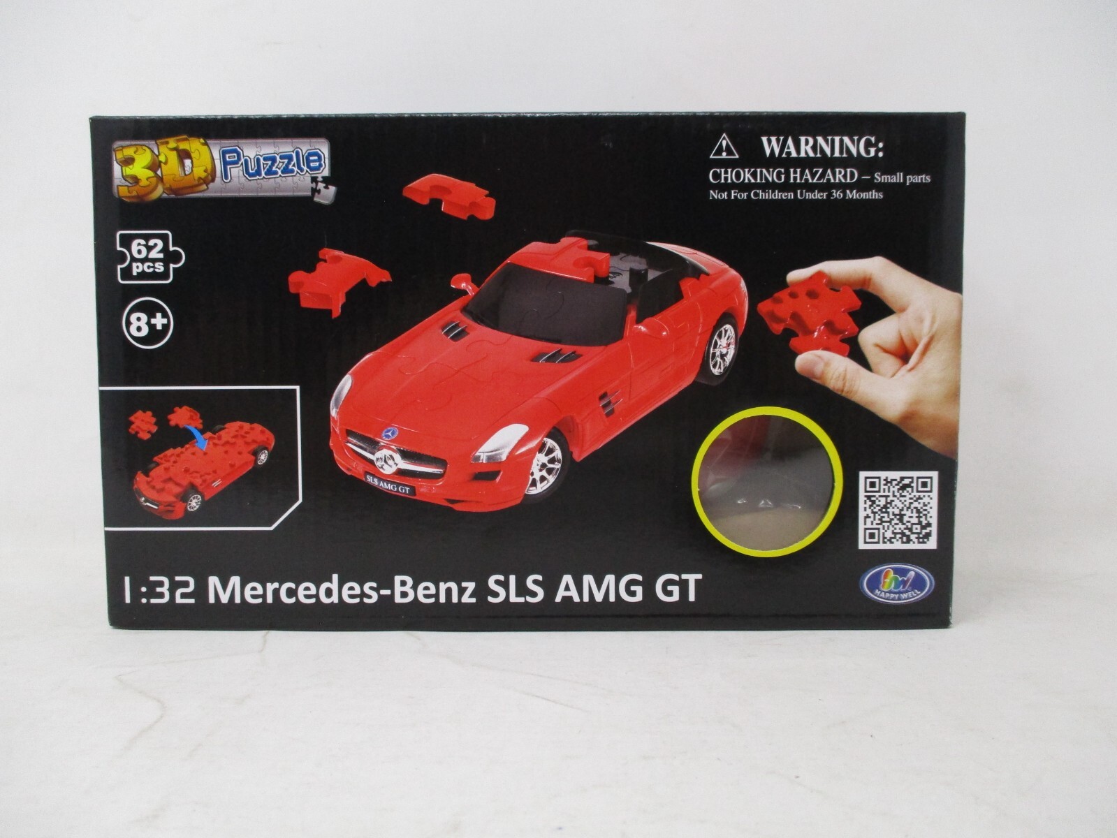 メルセデスベンツ パズル Small World Toys Car Puzzle 1:32 Mercedes Benz SLS AMG GT