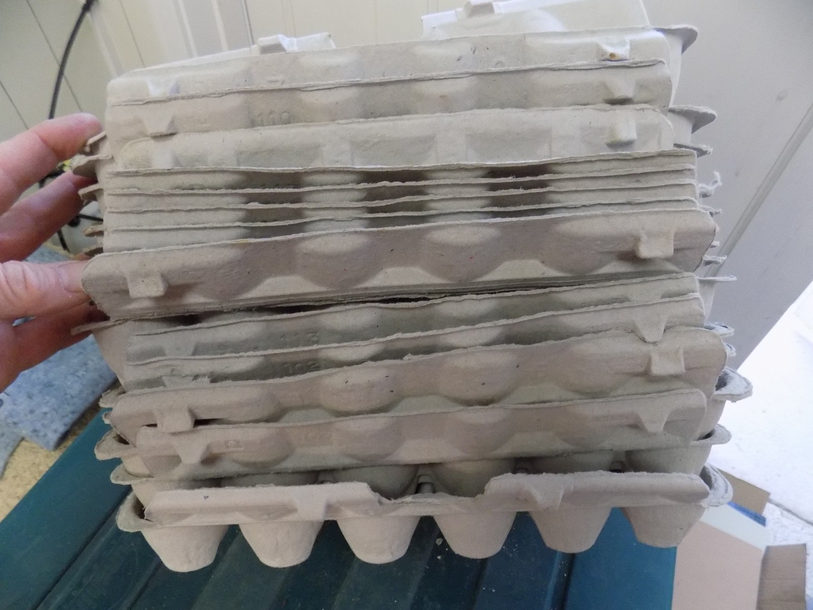 14 EGG PAPER CARTONS 12 CT EGGS various brands - clean Look New