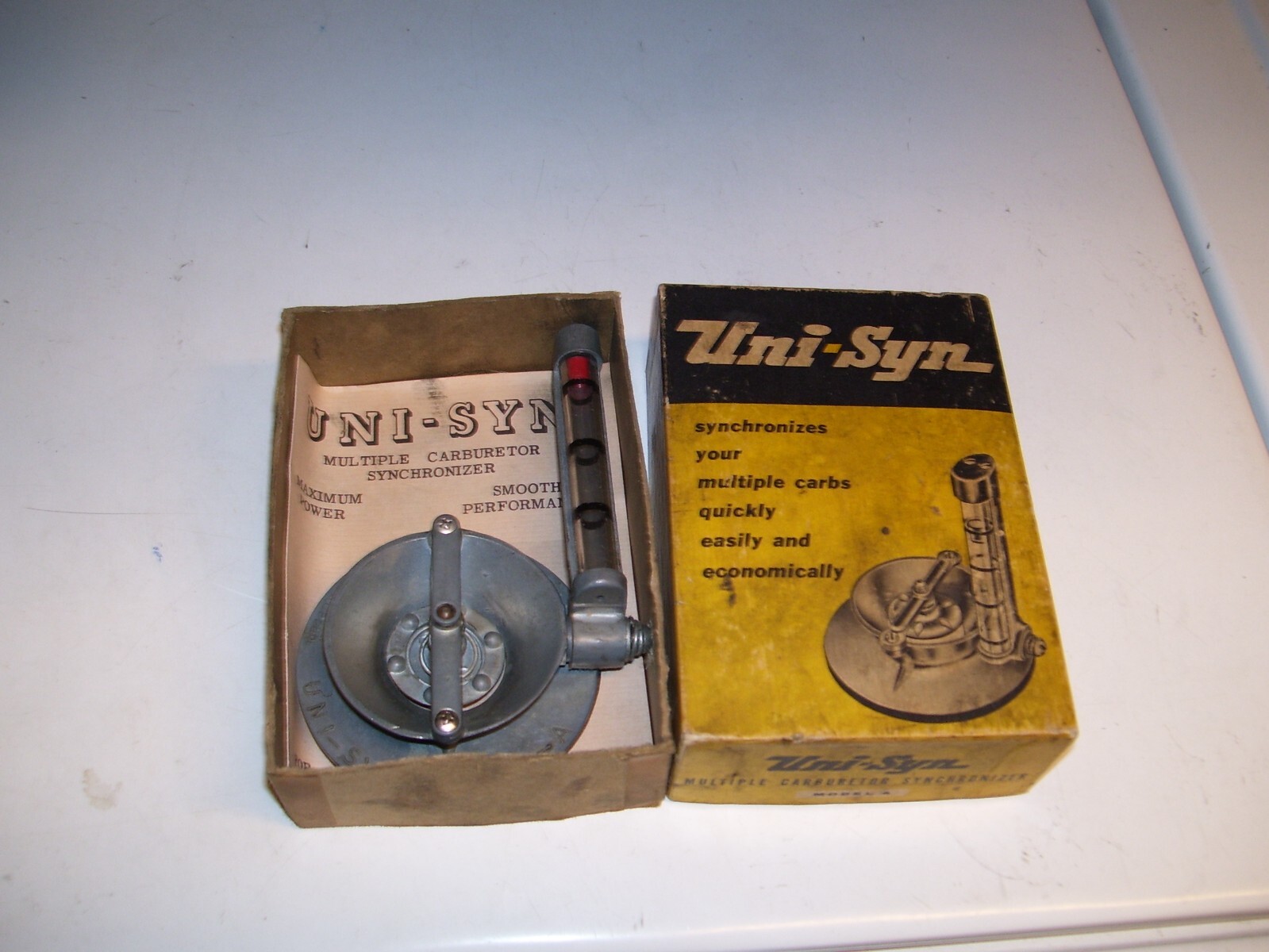 1960s Antique Carburetor Sync tool Balancer Vintage Chevy Ford Hot rat