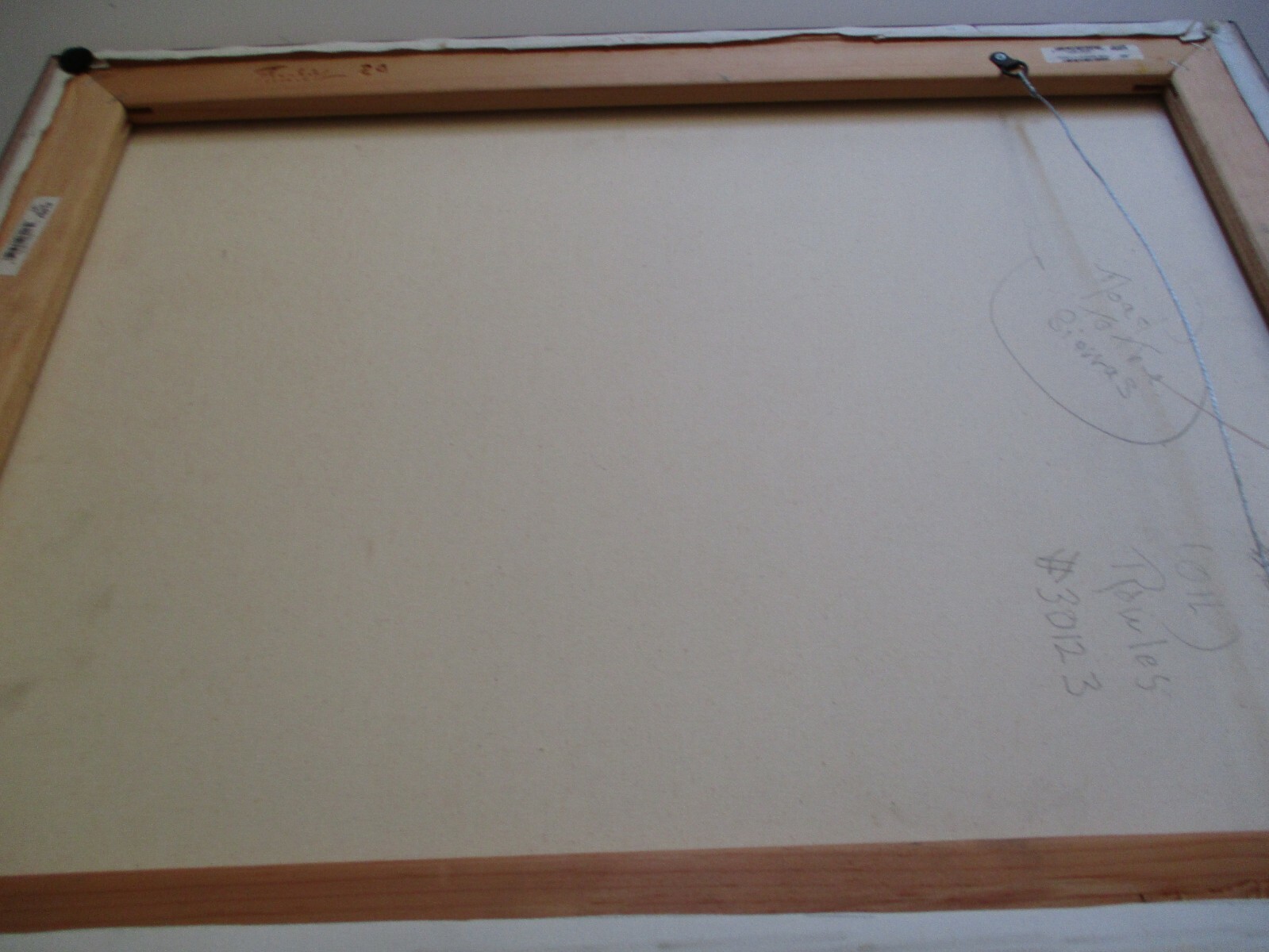 24 INCH GERALD ROWLES PAINTING EXPRESSIONIST ABSTRACT MODERNIST  LANDSCAPE RARE