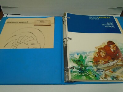 Atari 400/800 Basic Reference Manual Vintage 1980s in Binder 011620AME