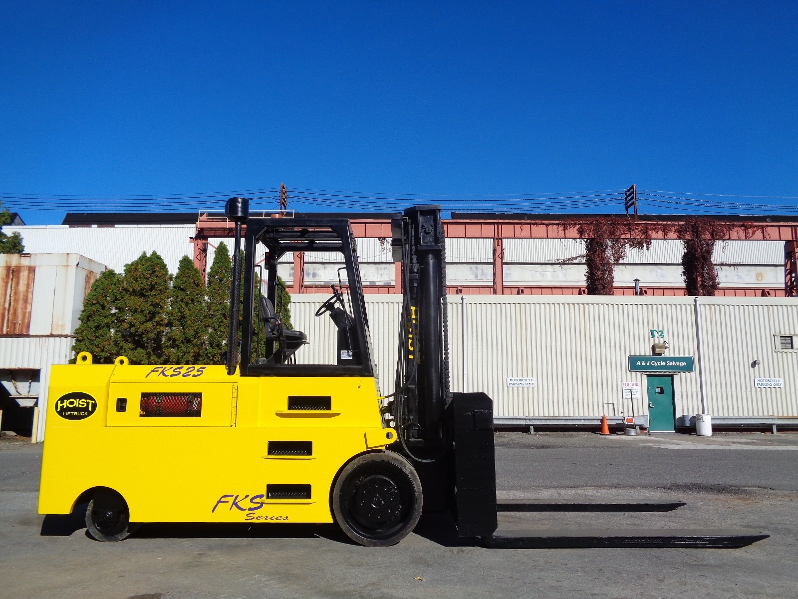 Hoist -FKS25-50,000 lbs Forklift Truck Propan 9ft forks