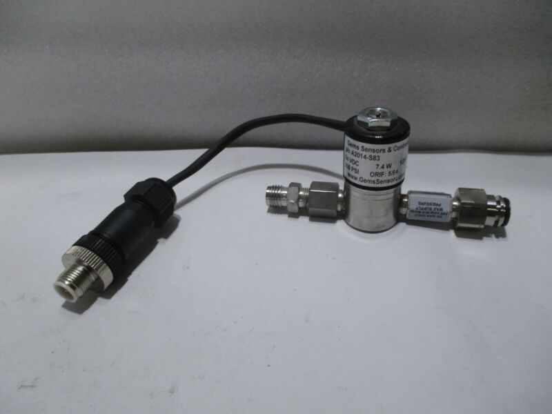 Gems Sensors & Controls A2014-S83 24VDC - 7.4W 200PSI Solenoid Valve
