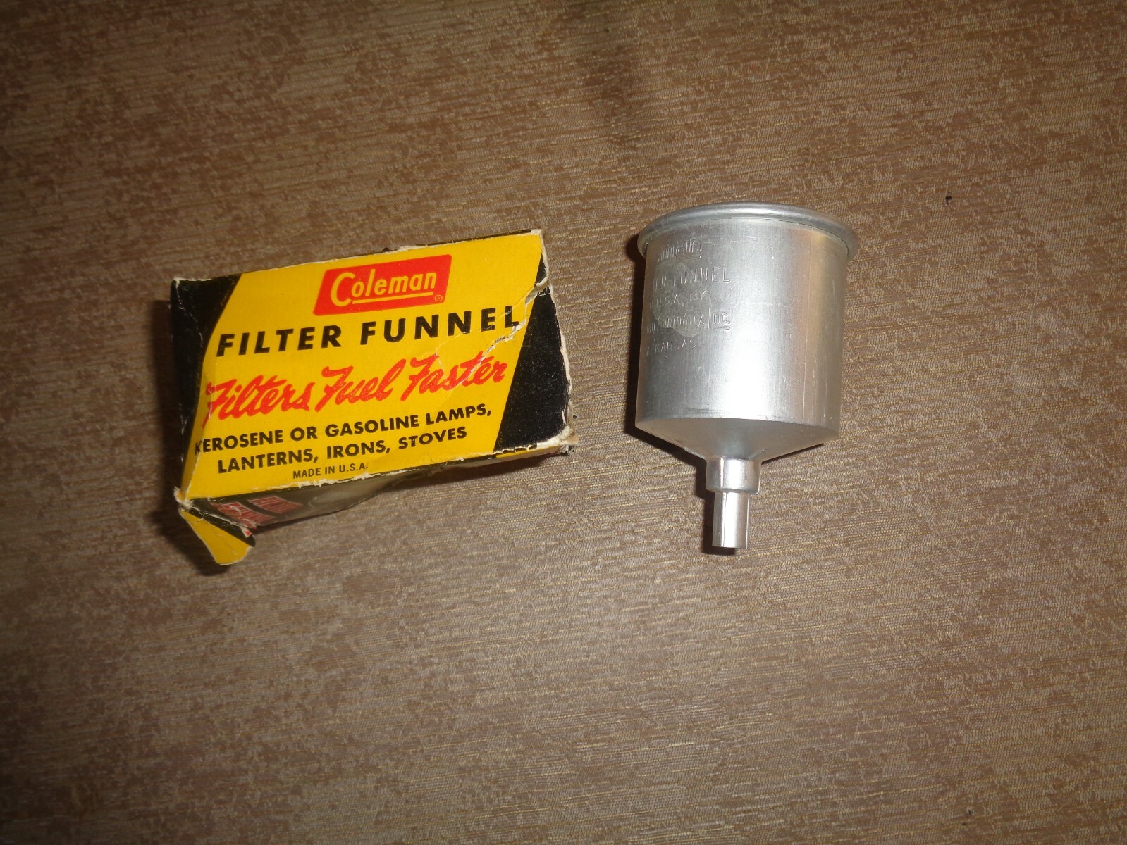 Vintage NOS Coleman Lantern No. 0 Fuel Filter Funnel w Original BoxのeBay公認海外通販｜セカイモン