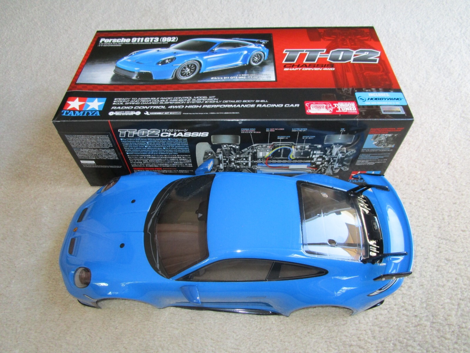 タミヤ ポルシェ911GT3(992) ボディ （タミヤ RCスペアパーツ SP