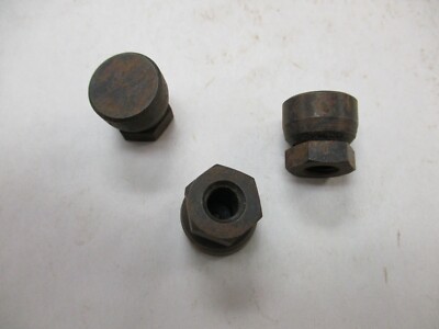 (20) Toggle Pad, 5/16-18 thread,  Black Oxide finish,11/16'' ht. 11/16'' pad Dia.