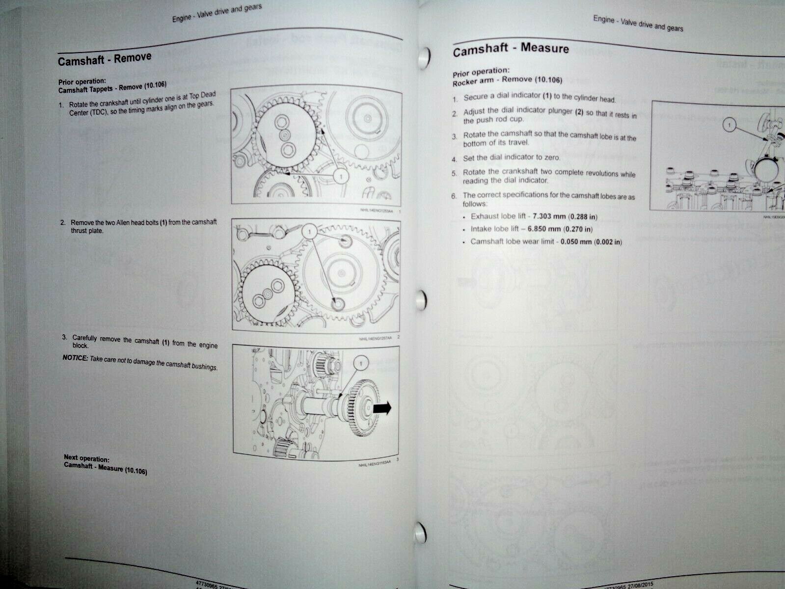 New Holland Case VM Motori R 753 IE4 Tier 4B Stage IV Engine Service Manual 8/15