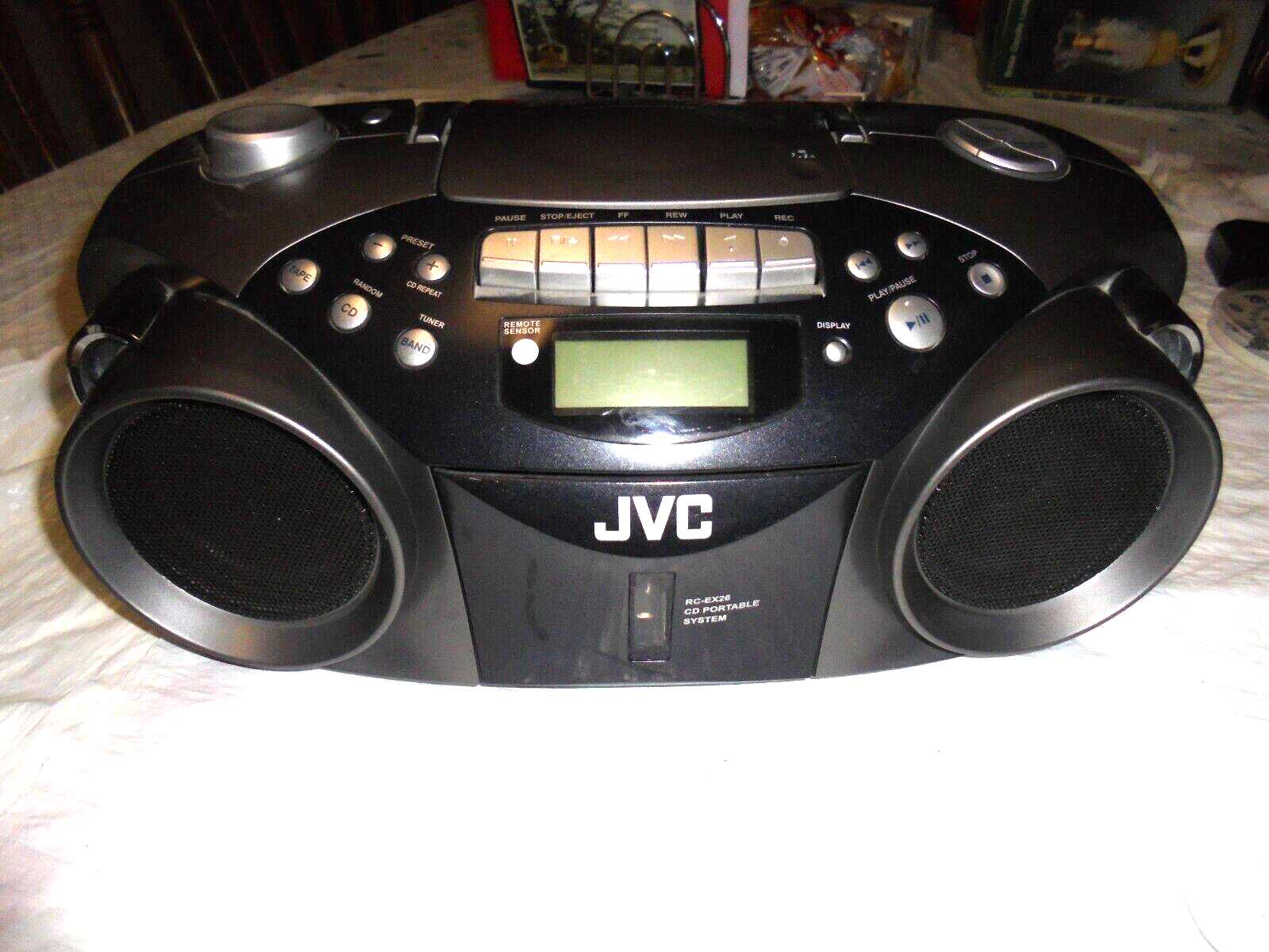 VTG JVC RC-EX20 Portable CD/Cassette Boombox AM/FM Radio