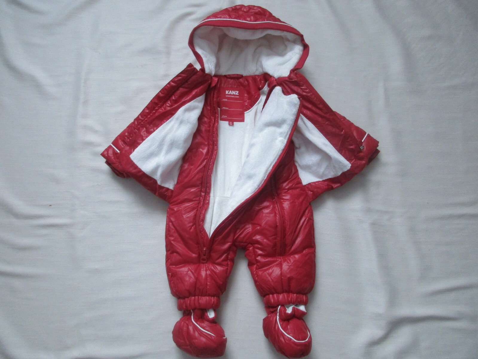 Kanz Baby Mädchen Schneeanzug Overal Gr.62 rot