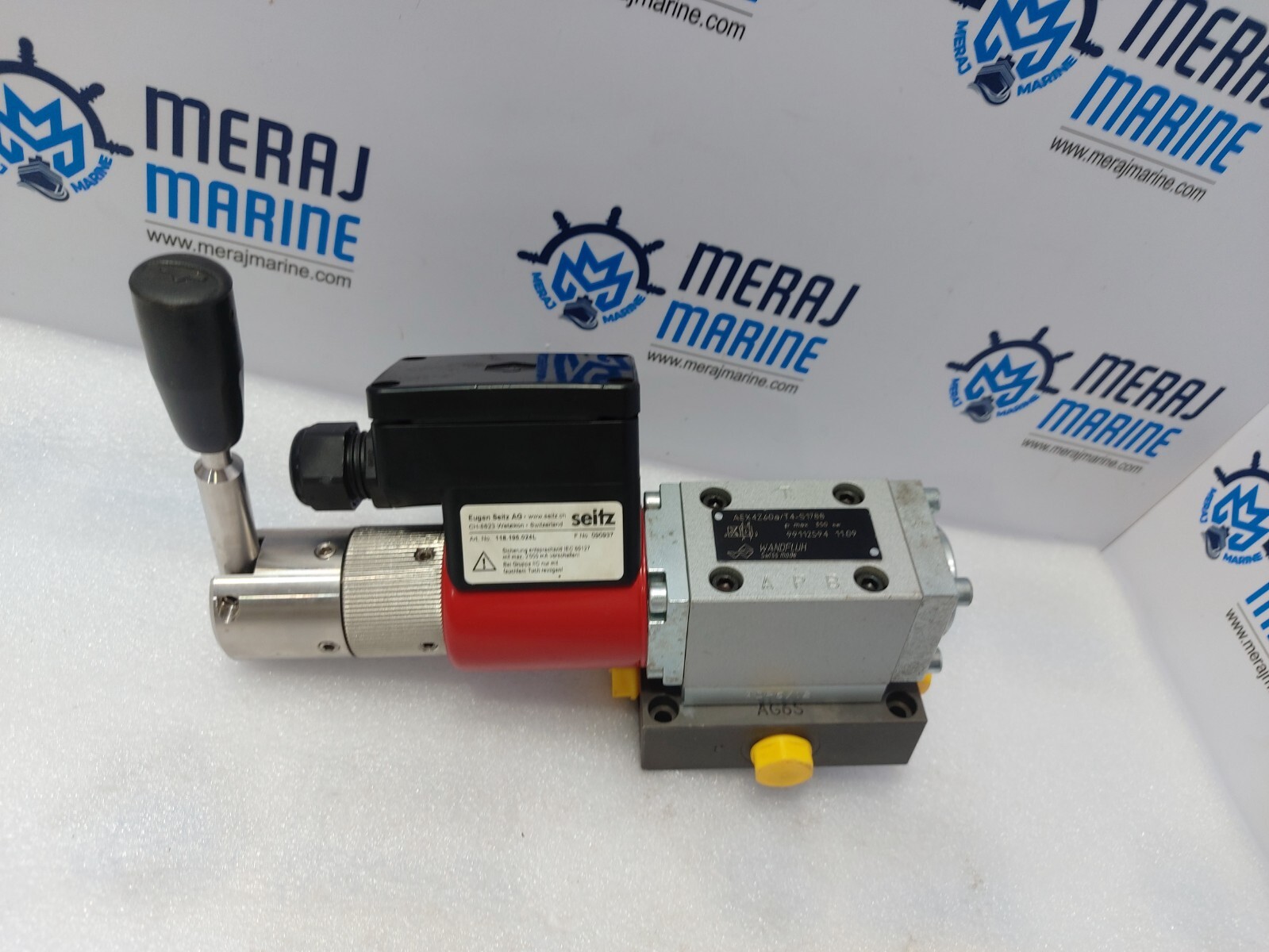 Wandfluh AEX4Z60a/T4-S1788 Solenoid Valve With Seitz 118.195.024L