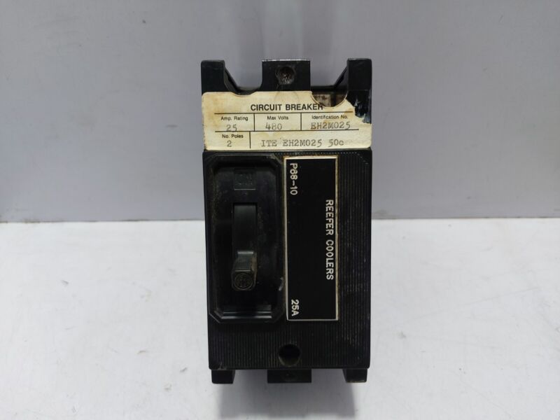 ITE Imperial Corporation EH2-M025 2 Pole Circuit Breaker 25A 480 Max Volts
