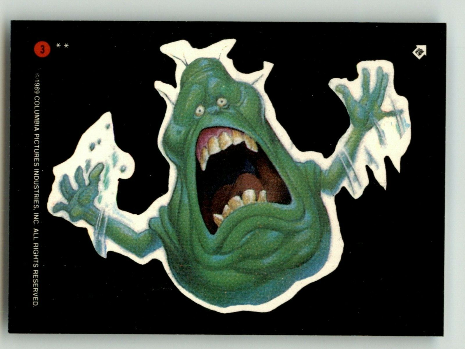 1989 TOPPS GHOSTBUSTERS II CARDS & STICKERS/SEE DROP DOWN MENU 4 CARD U WILL GET