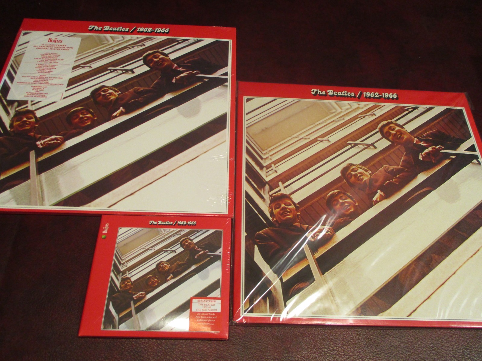 BEATLES 1962-1966 RARE RED ALBUM EMI APPLE U.K 1993 2LP + BEATLES 1962-1966 RARE RED ALBUM EMI APPLE U.K 1993 2LP +