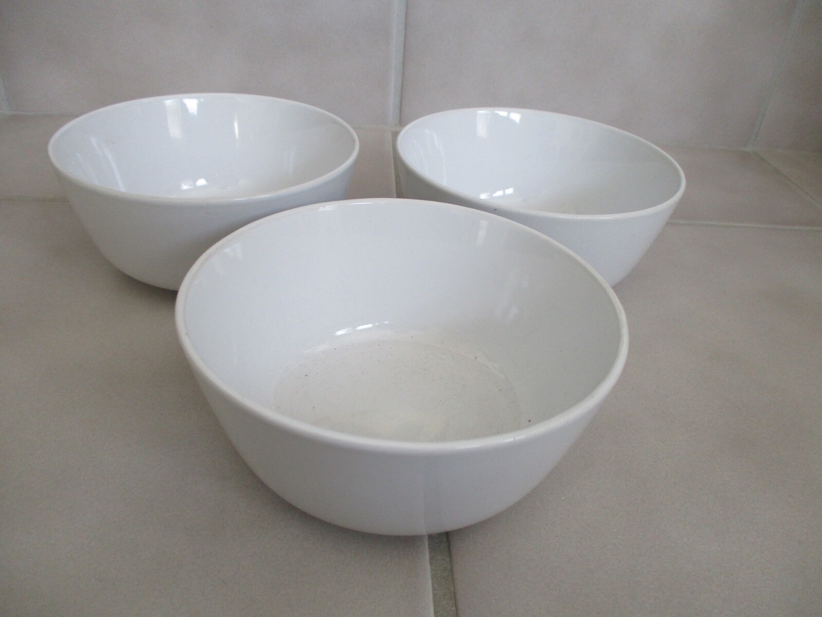 3 IKEA 5 3/4" Cereal Soup Bowls 120111
