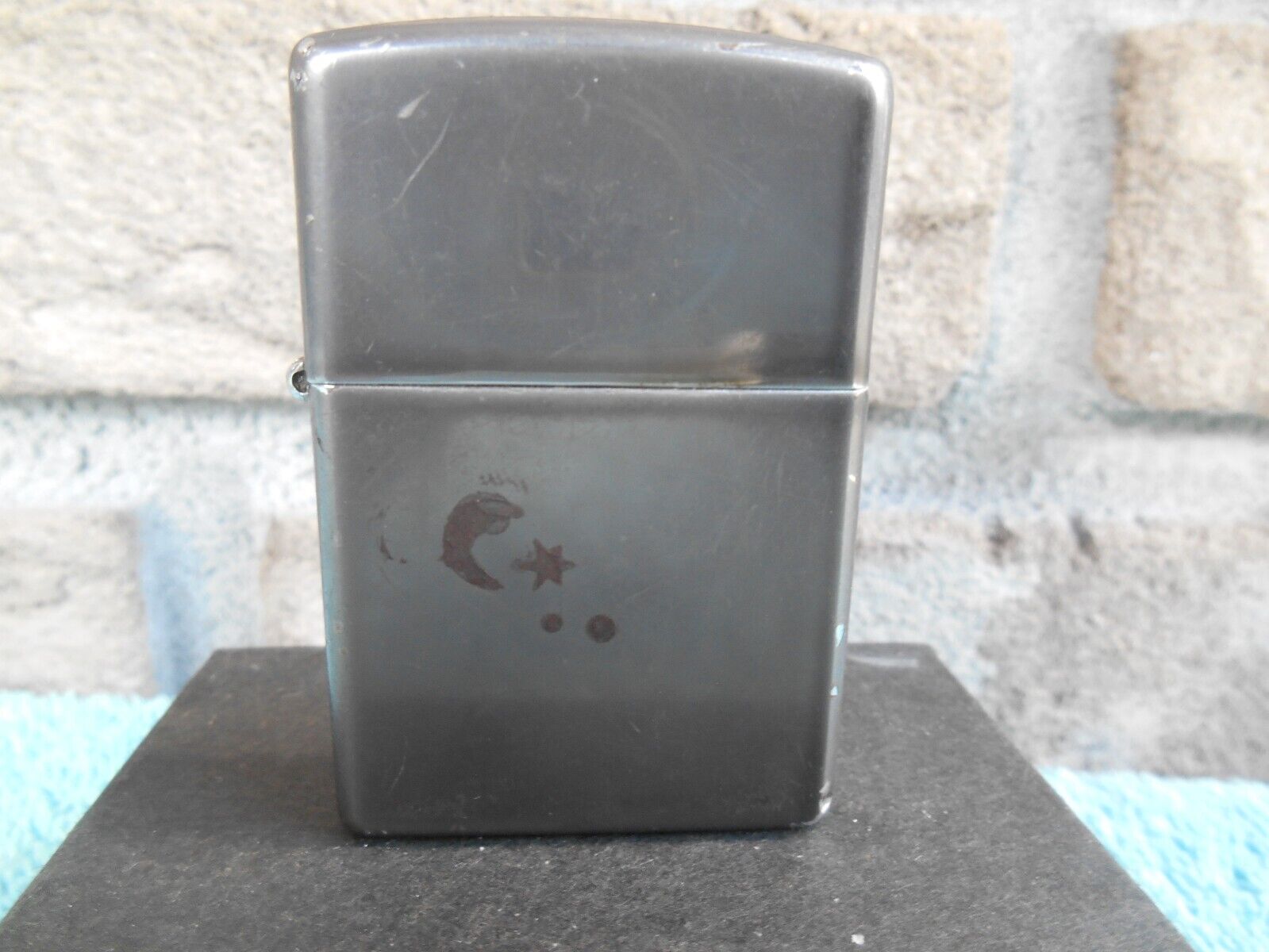 RETRO ZIPPO 1997 B-XIII BLACK ICE CHROME CIGARETTE LIGHTER