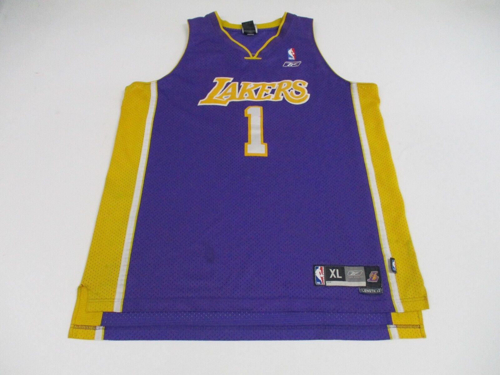 Lakers ウォームアップウェア 紫/黄色 リーボック NBA
