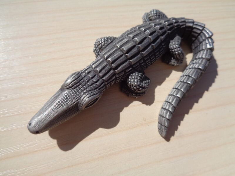 Pewter Figurine - Alligator Collectable Circ 1988