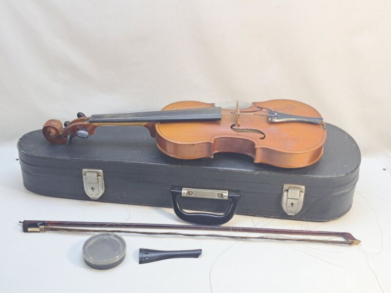 Vintage Violin Soviet era USSR Original hard suitcase original boxes