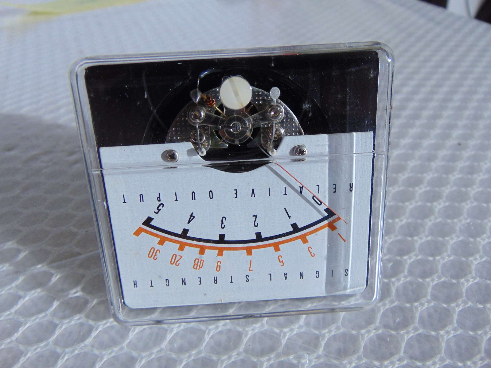OEM Signal Strength Meter *PART ONLY* From/For a Johnson Messenger 250 CB BASE
