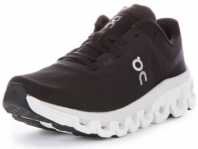 Pre-owned On Running Cloudflow 4 Mens Sneaker Black White Size Us 6 - 13