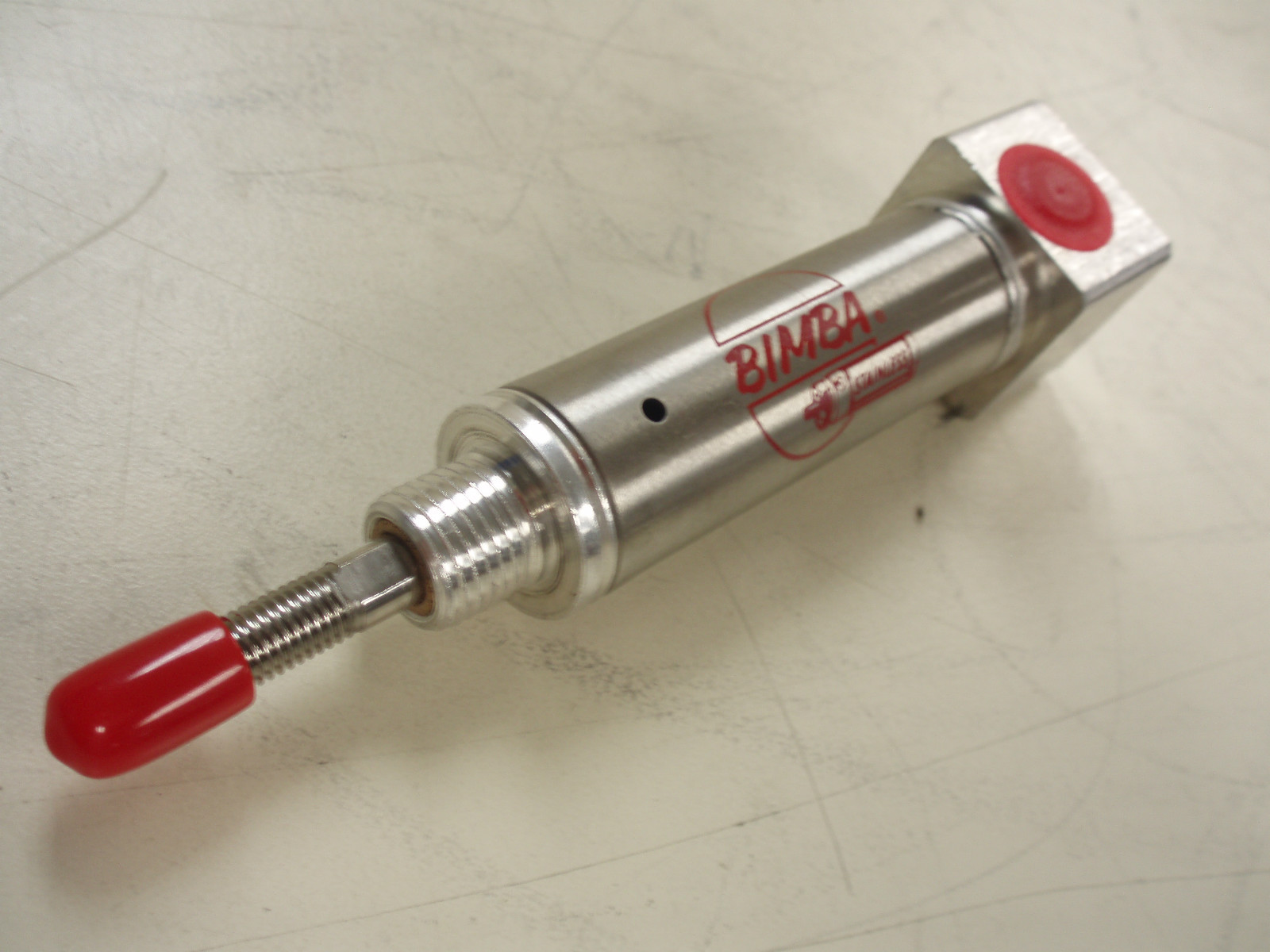 BIMBA PNEUMATIC CYLINDER SPRING RETURN BR041JS 1.0" STROKE BORE 0.