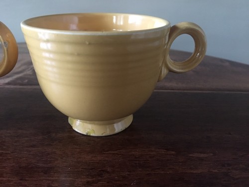 Vintage Fiestaware Yellow Coffee Tea Cup