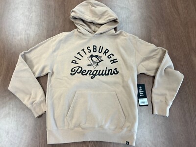 PITTSBURGH PENGUINS 47 DUSTED BOWLINE RIVER REVERSE WEAVE HOODIE M NWT NEW $120