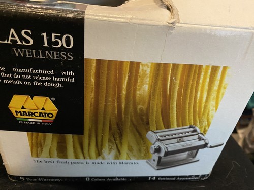 Marcato Atlas 150 Wellness Pasta Maker Hand Crank Machine St