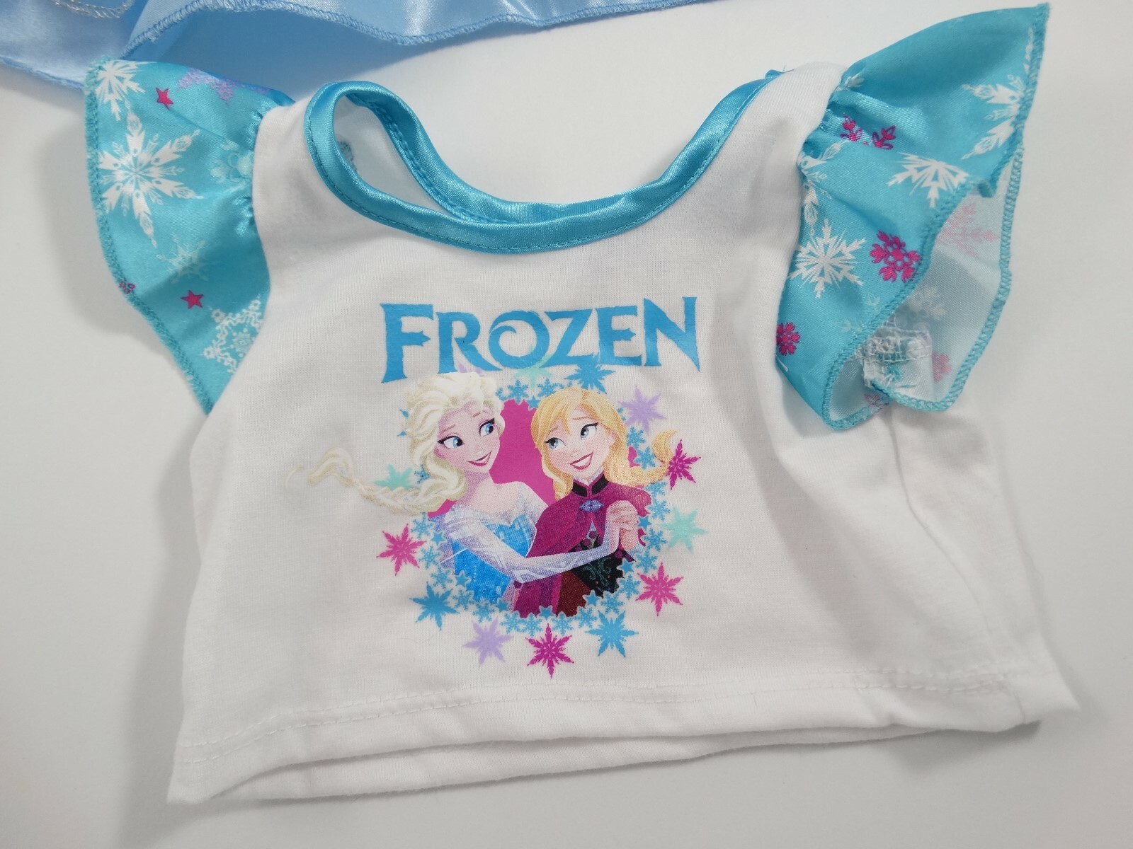 Build A Bear Disney Princess Cinderella Blue Dress w/ Tags Frozen Shirt Clothes