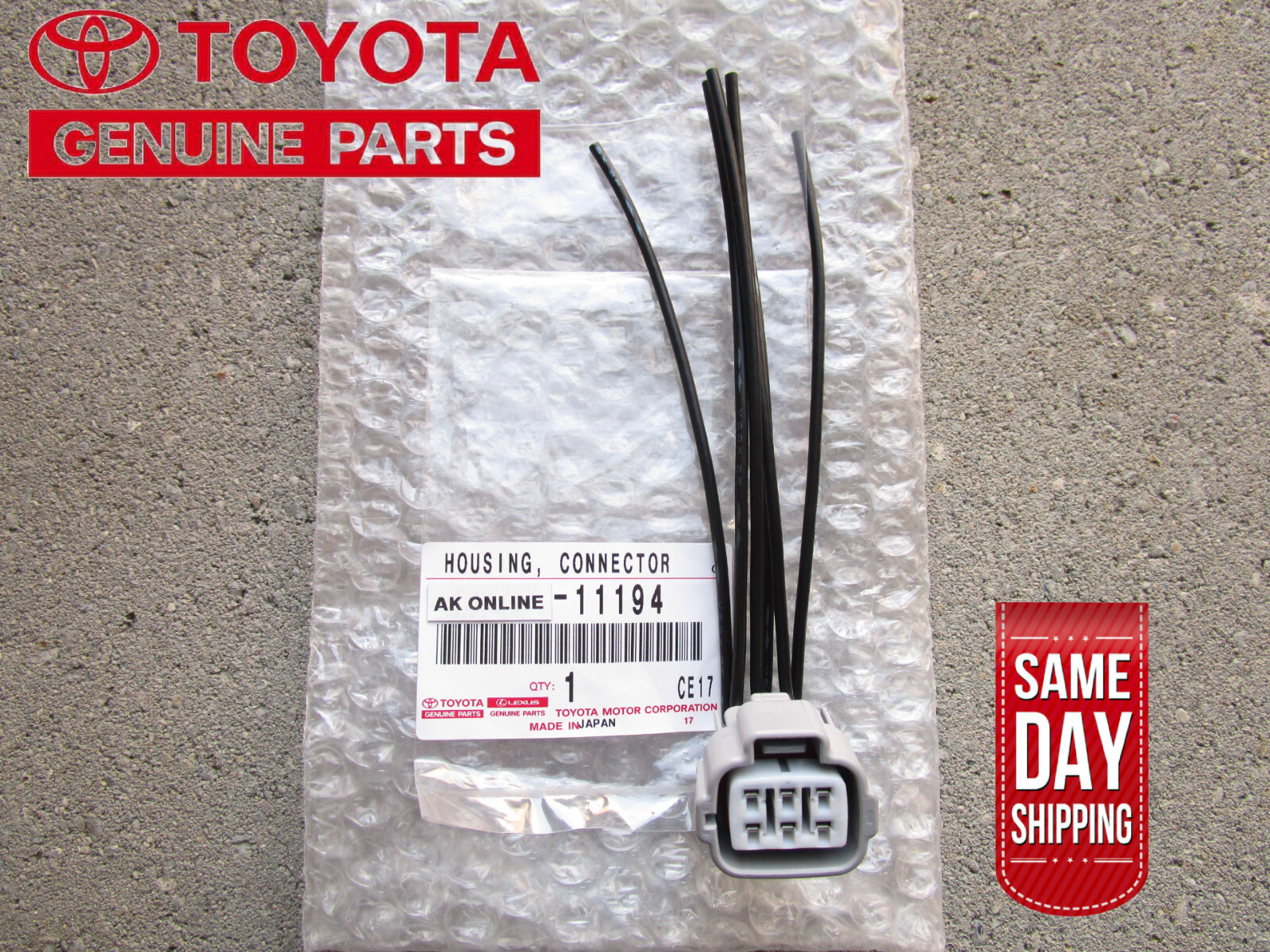 TOYOTA LEXUS 6 PIN WIRE PIGTAIL HOUSING CONNECTOR OEM NEW | eBay
