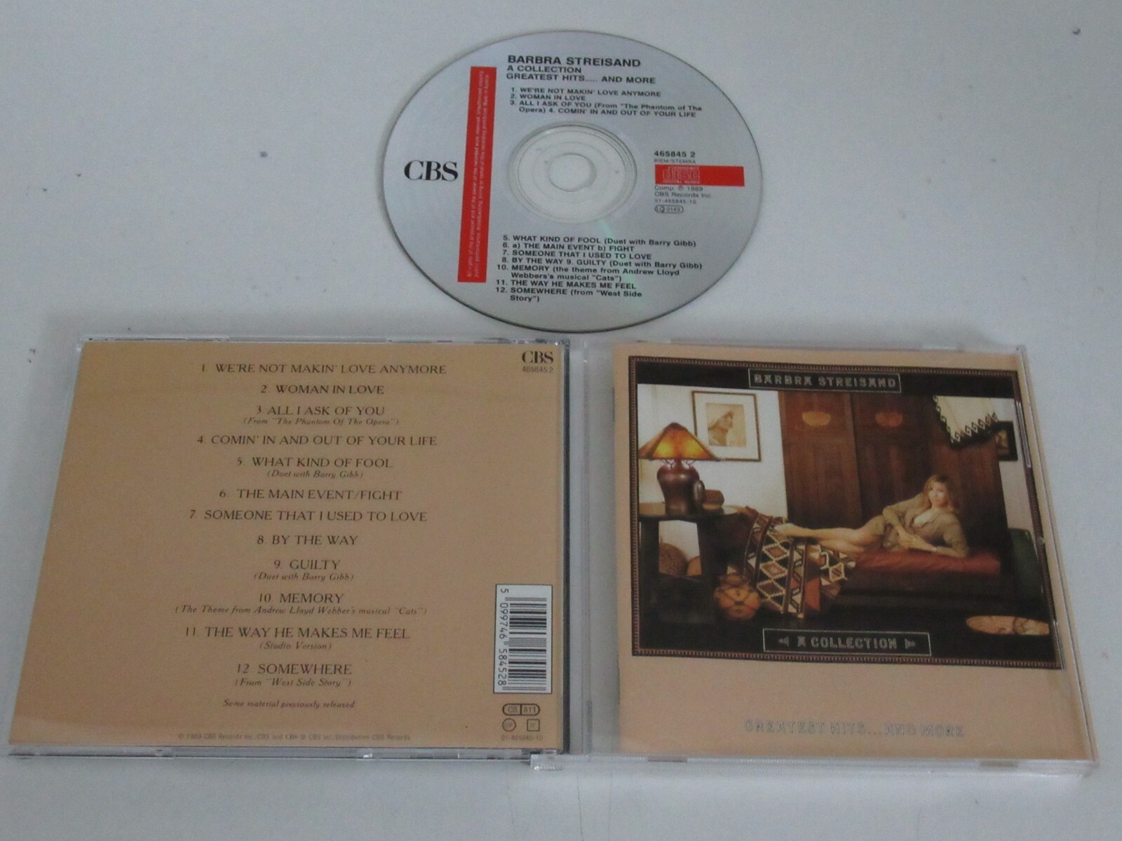 CSR’84年　旧規格35DP-161　バーブラ・ストライザンド　ヒッツ2 The First Pressing CD Collection: Barbra Streisand