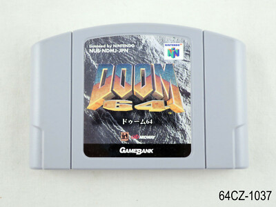 DOOM 64 箱、説明書セット Doom 64 N64 Nintendo 64 Box & Manual Only *wear | eBay