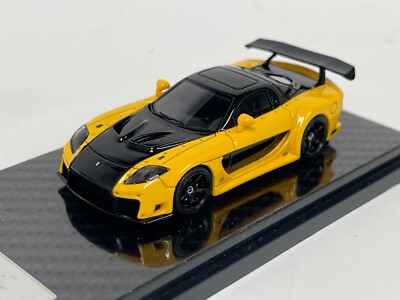 1/64 Peako Fortun 7 RX-7 イエロー 1/64 YM Model Mazda RX-7 Fortun 7 VeilSide in Yellow 299