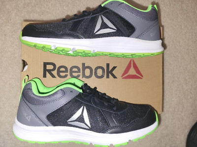 Reebok Mens Almotio 4.0 Running Shoes Black DV8675 Low Top Lace Up Mesh 6.5M