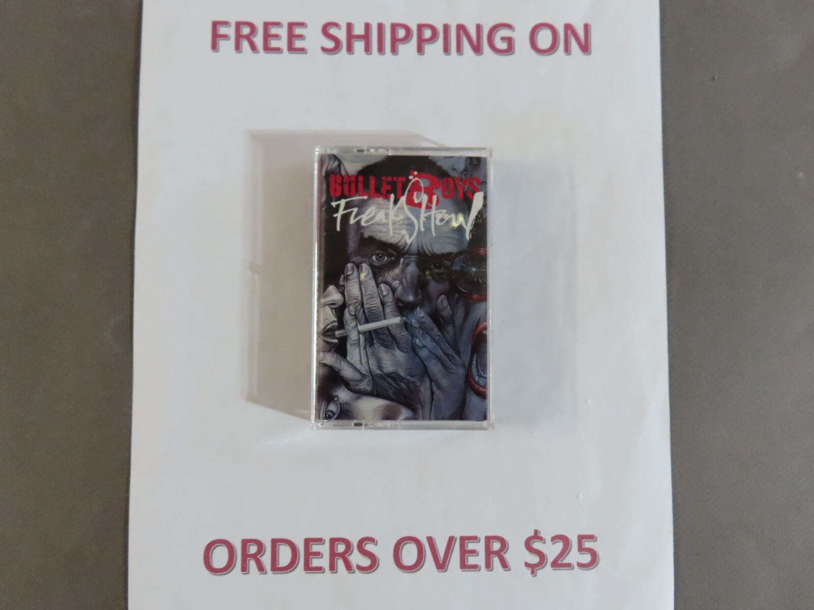 Language:BULLETBOYS FREAKSHOW "HANG ON ST. CHRISTOPHER":$1 and UP 80s 90s METAL Buy $25 get free shipping CASSETTE TAPES BUILD YOUR LOT