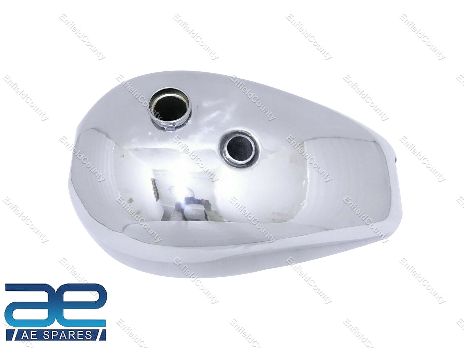 Fuel Petrol Tank Alloy Without Badges Holes For Triumph T140 OIF US Version 