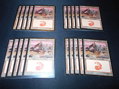 20 Basic Land #343 - SAME ART - Mountain - Invasion - MP-NM - Magic MTG FTG