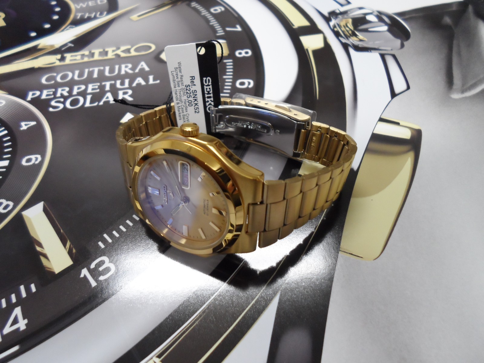 seiko snkk52 gold