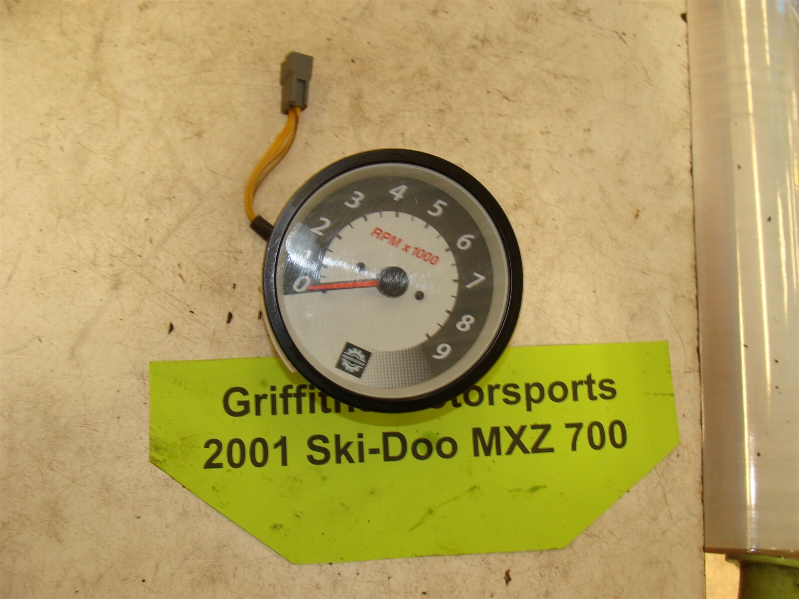 02 SKI-DOO MXZ 700 zx chassis tach tachometer gauge oem